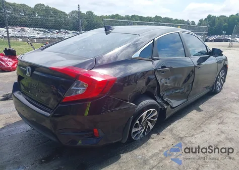 2017 Honda Civic Ex from USA, damaged, VIN 19XFC2F81HE020562